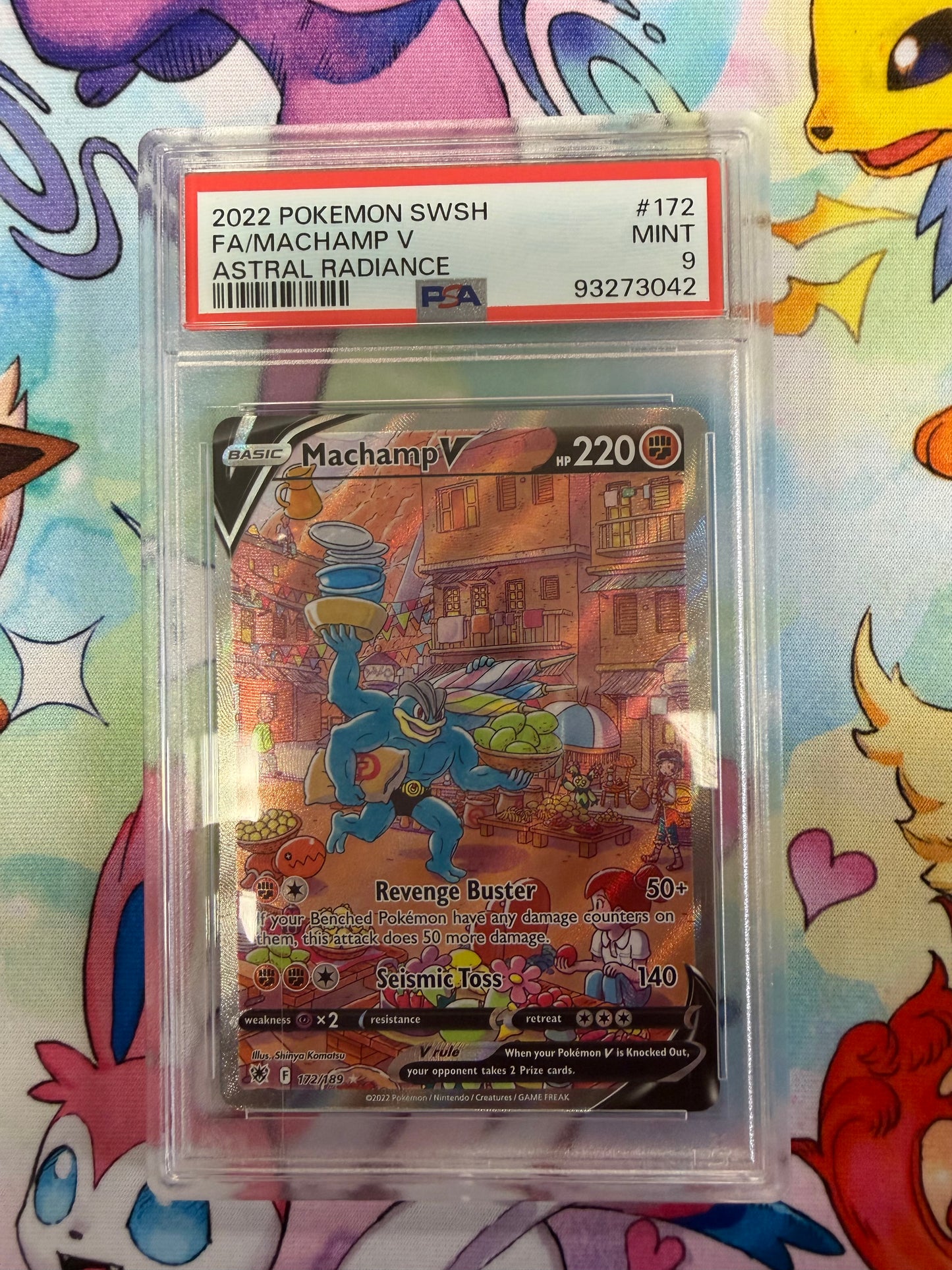 2022 ASTRAL RADIANCE MACHAMP V #172 PSA 9 PK1246
