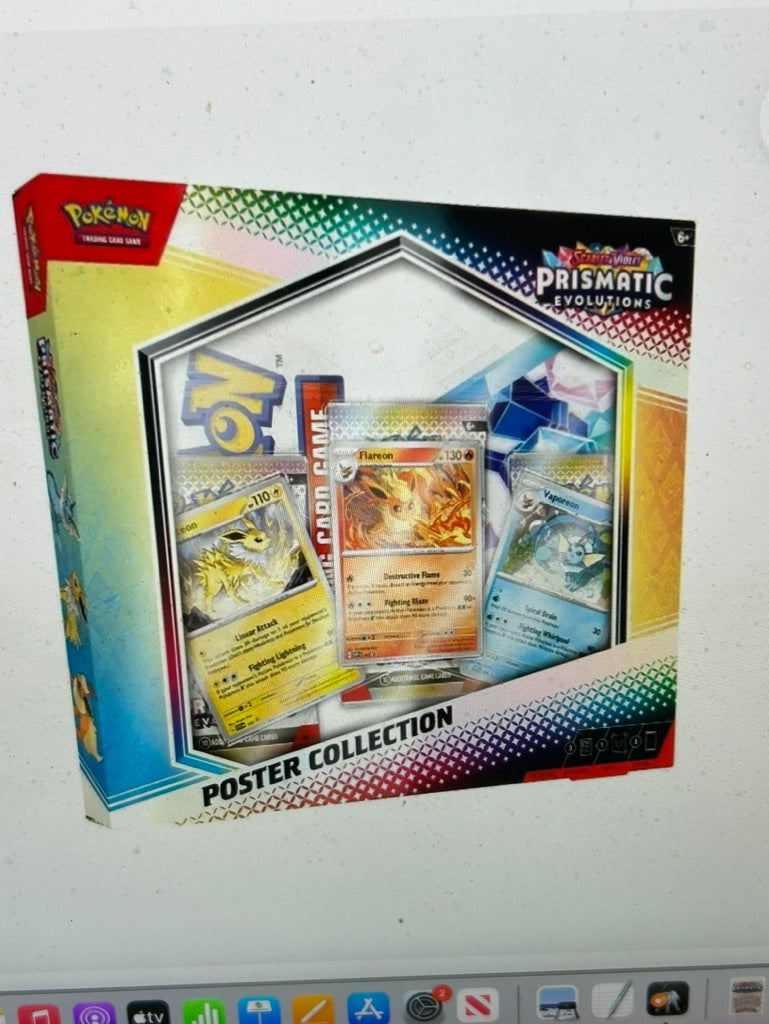 PRISMATIC EVOLUTIONS POSTER COLLECTION. W/3 PACKS.