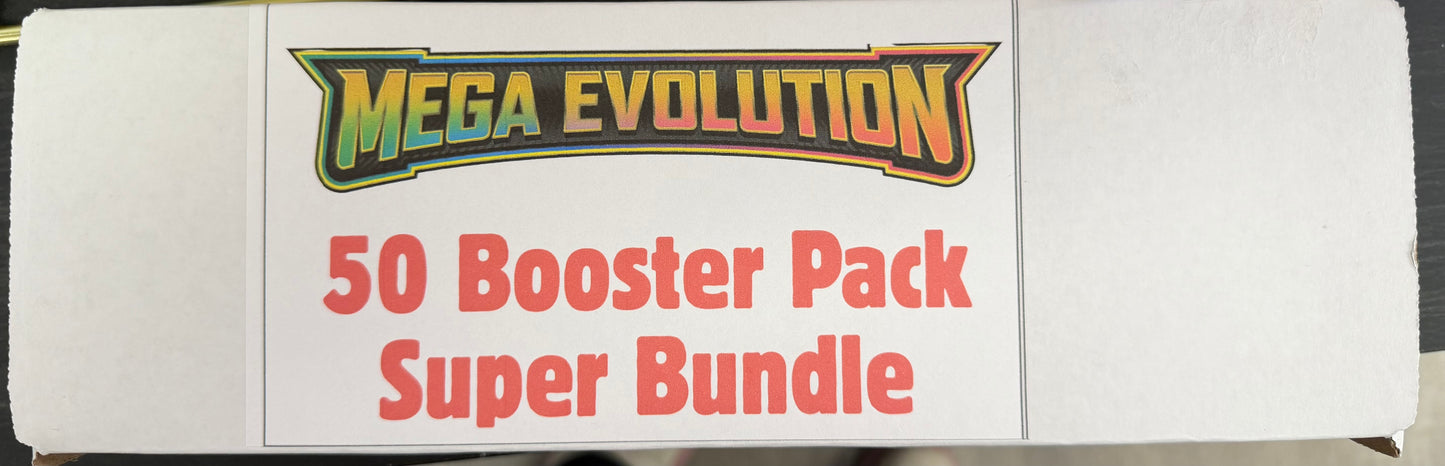 MEGA EVOLUTION 50 COUNT BUNDLE