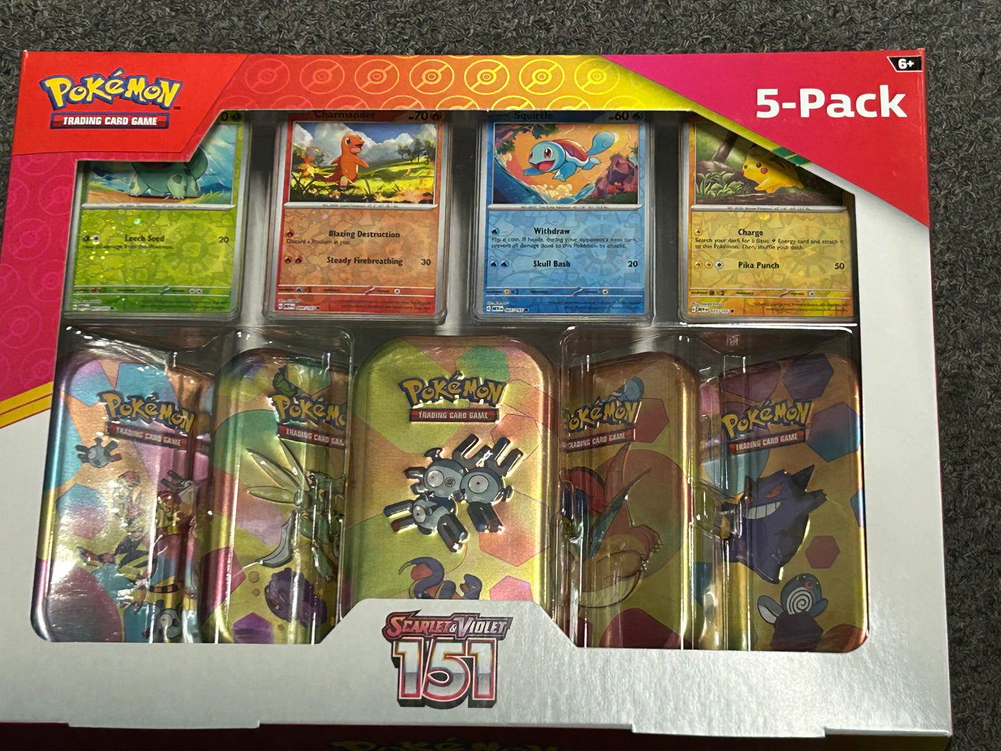 151 (5-MINI TIN) COLLECTION BOX. (10 PACKS)