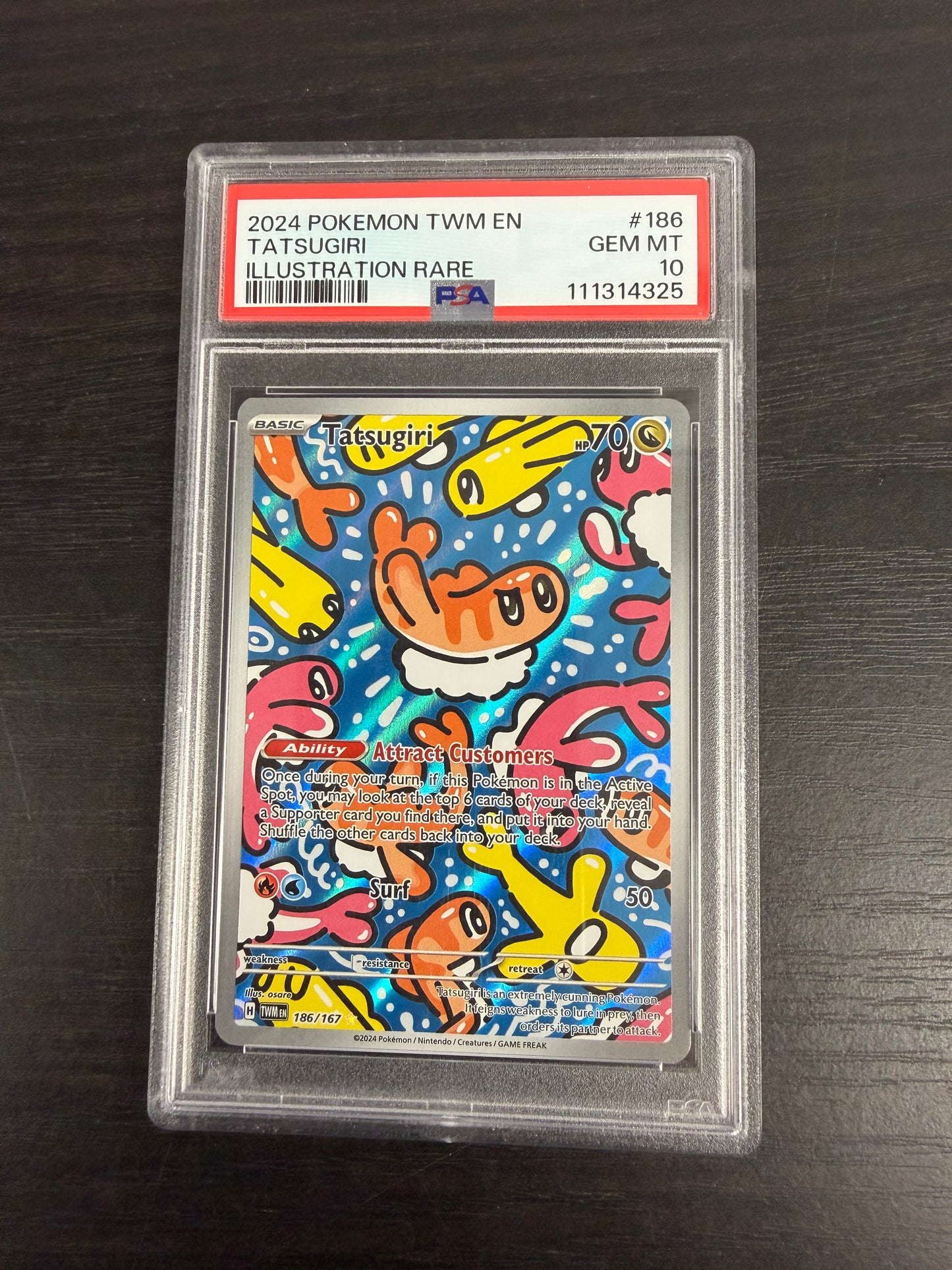 2024 TATSUGIRI 186 TWILIGHT MASQUERADE PSA 10 PK974. SALE