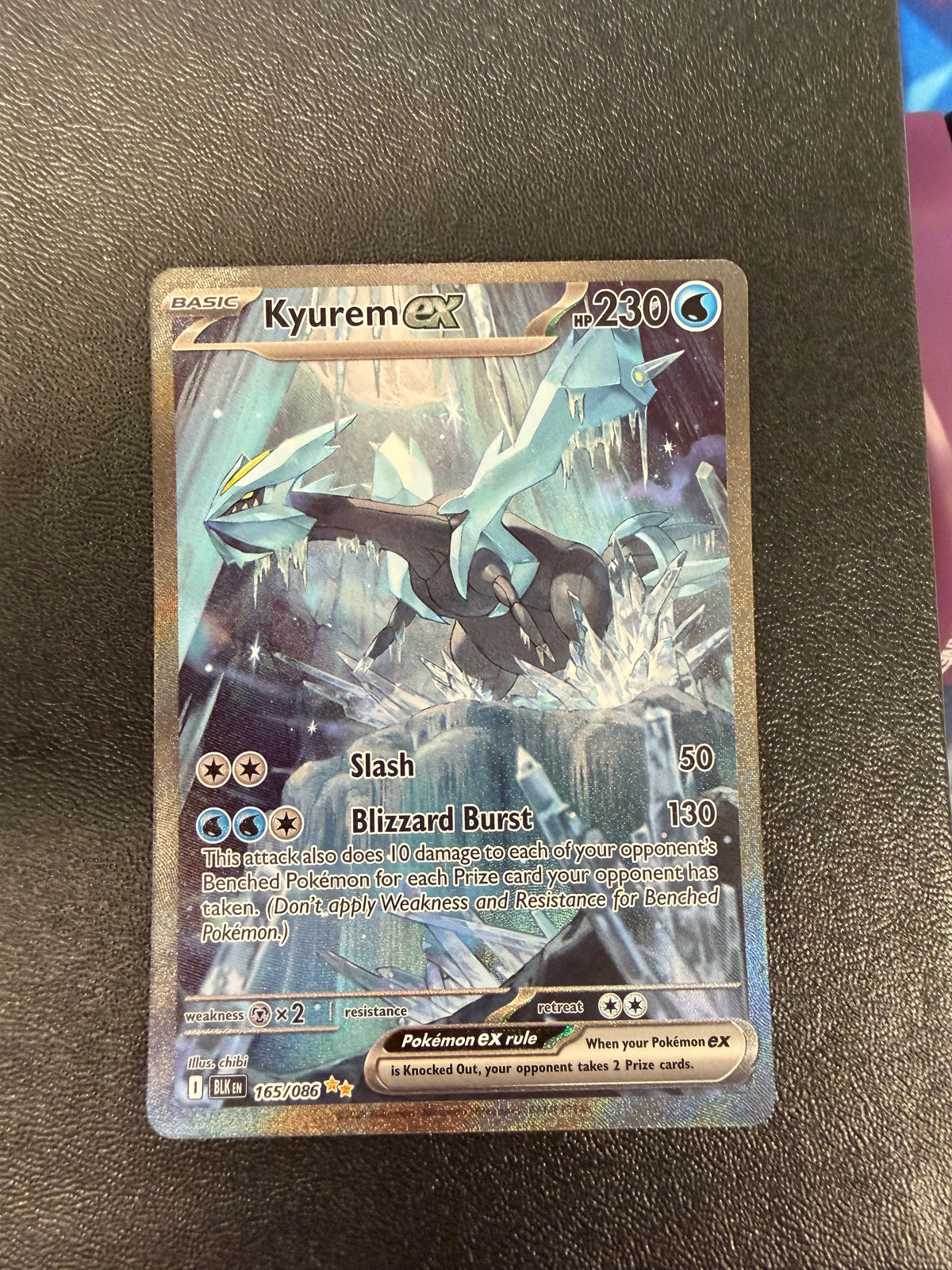 BLACK BOLT KYUREM EX 165/086 PK1733
