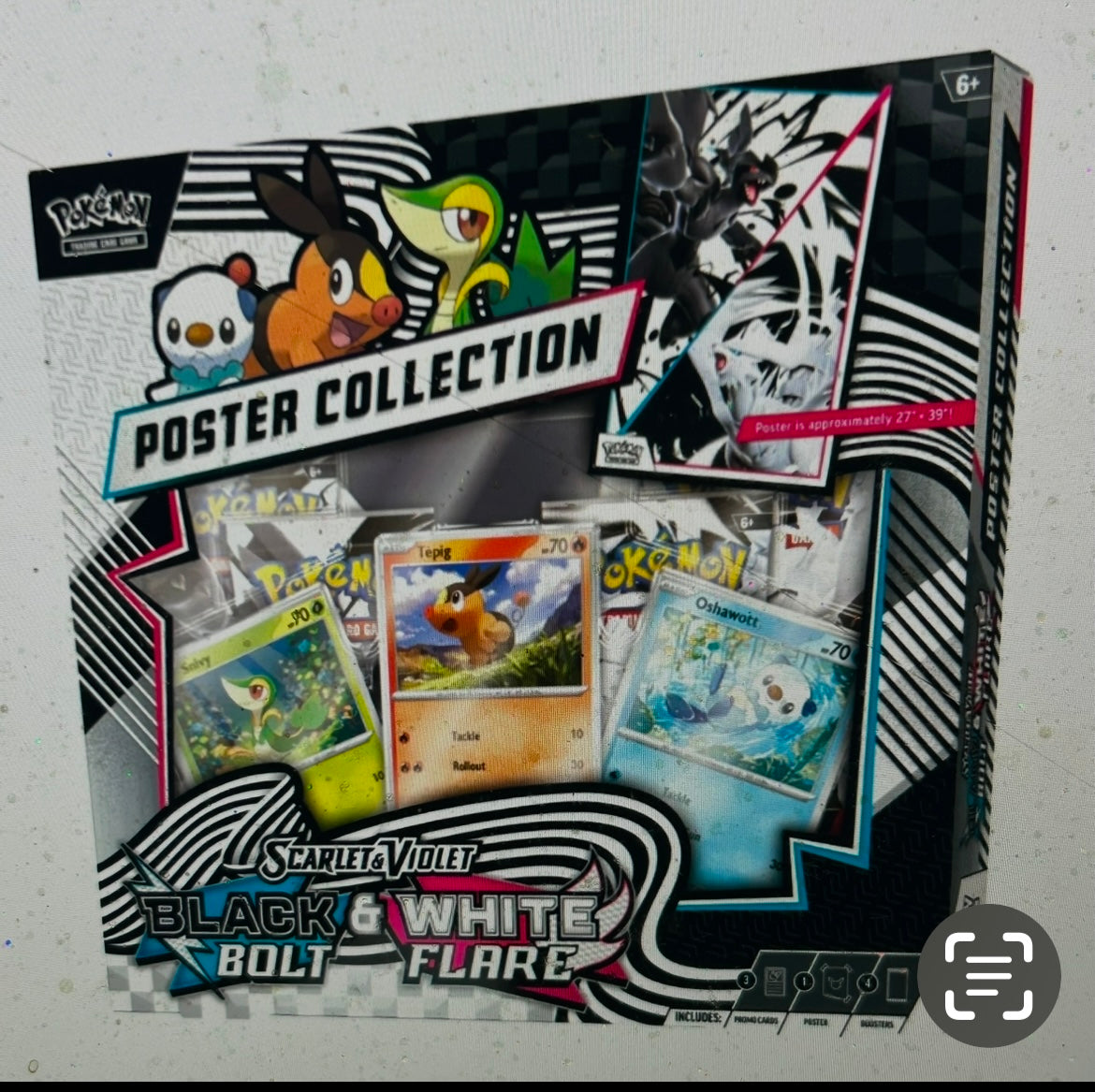 BLACK AND WHITE WHITE FLARE/BLACK BOLT POSTER COLLECTION.