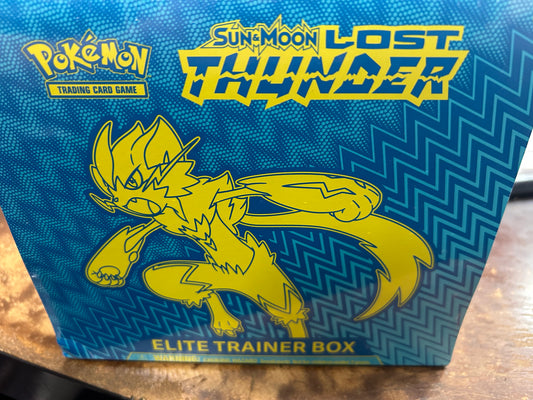 LOST THUNDER SEALED ELITE TRAINER BOX.