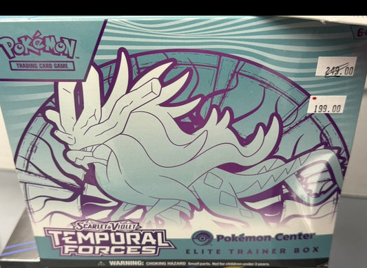 TEMPORAL FORCES POKEMON CENTER ELITE TRAINER BOX.  **CYBER MONDAY**