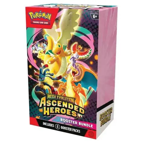ASCENDED HEROES SEALED BOOSTER BUNDLE.   **LIMIT 1** (6 PACKS)