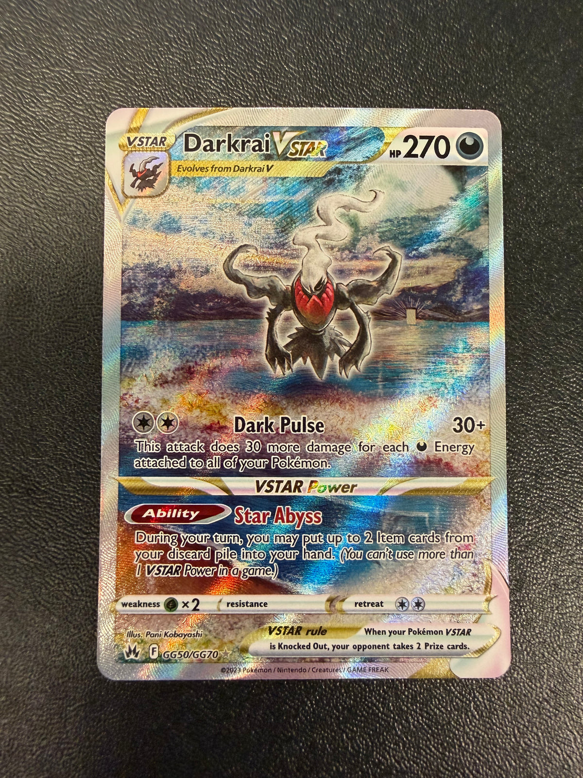 CROWN ZENITH DARKRAI VSTAR GG50/GG70 PK1734