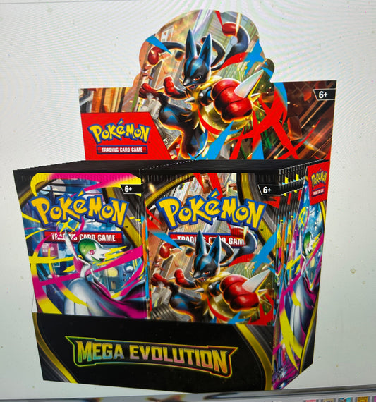 MEGA EVOLUTION SEALED BOOSTER BOX. 36 PACKS. NON-ENHANCED