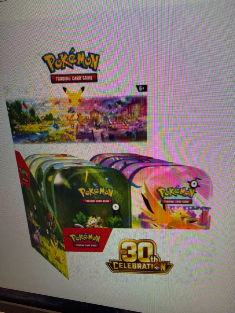 CELEBRATIONS 30TH ANNIVERSARY MINI TIN. 2 PACKS.    10/2