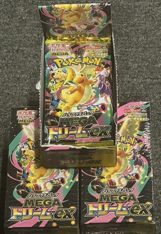 JAPANESE MEGA DREAM BOOSTER BOX    LIMIT 2
