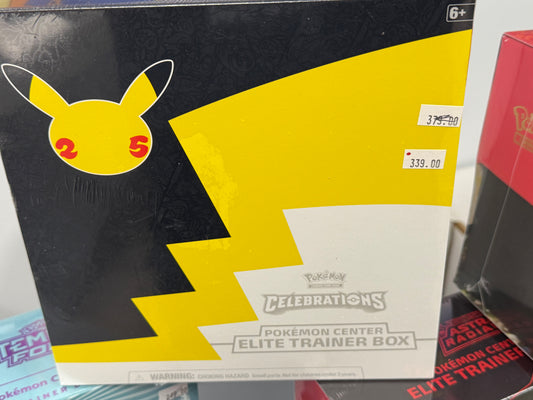 CELEBRATIONS POKEMON CENTER ELITE TRAINER BOX **CYBER MONDAY DEALS**