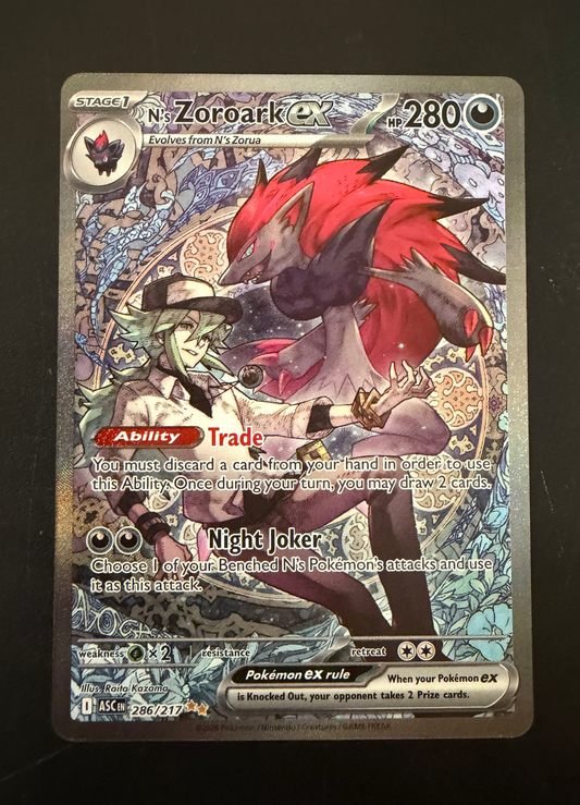 ASCENDED HEROES N'S ZOROARK 286/217 PK1393