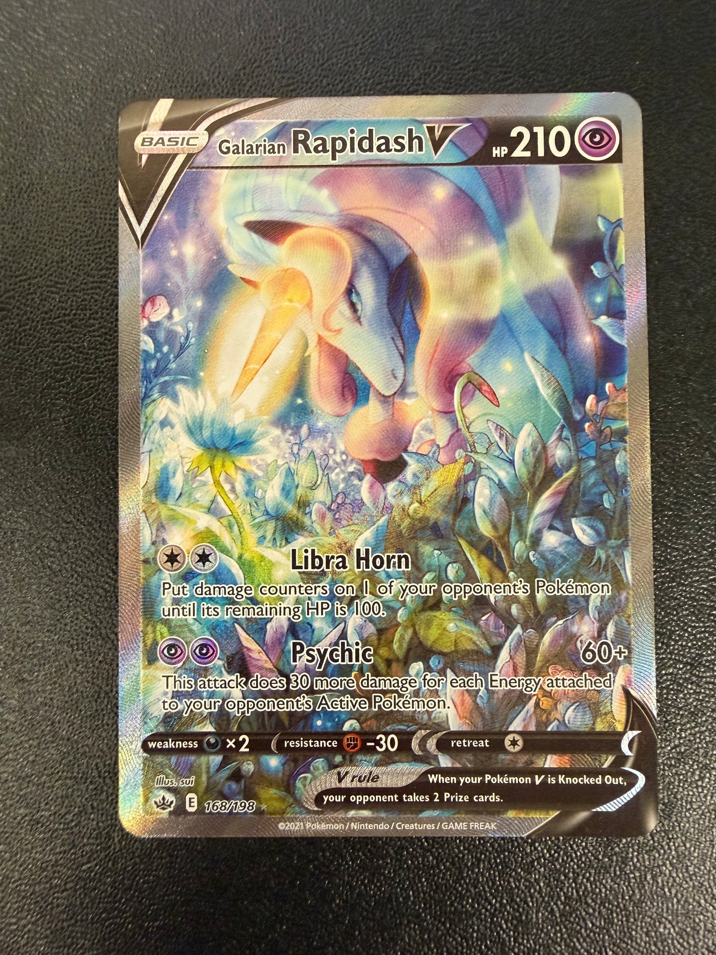 CHILLING REIGN GALARIAN RAPIDASH 168/198 PK1743