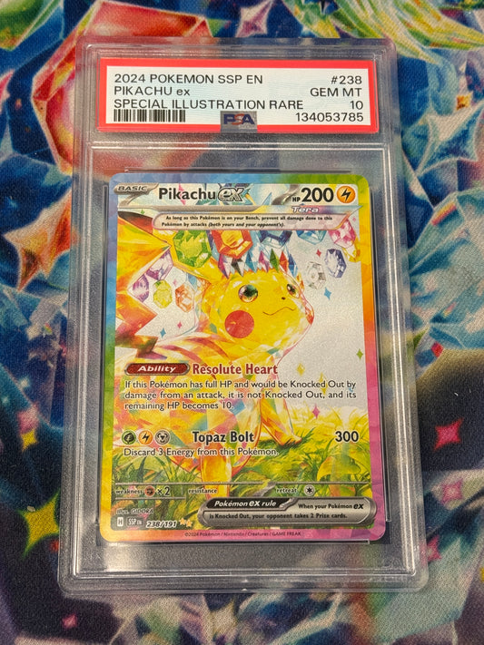 SURGING SPARKS PIKACHU  ex  238/191  PSA 10  PK1720