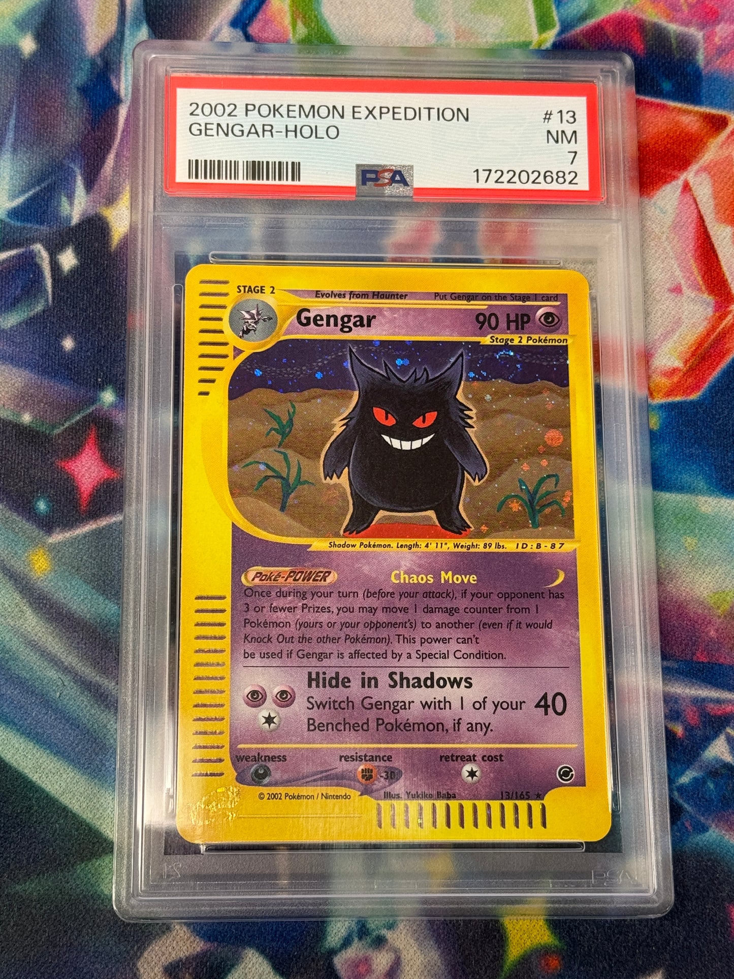 2002 EXPEDITION GENGAR  #13  PSA 7  PK1021