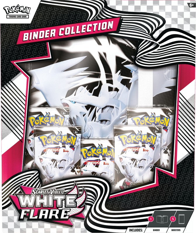 WHITE FLARE BINDER COLLECTION. (RELEASE DATE 7/18).